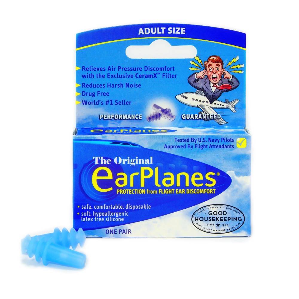 CIRRUS EARPLANES Protection From Flight Cabin Air Pressure Adult Size Earplugs
